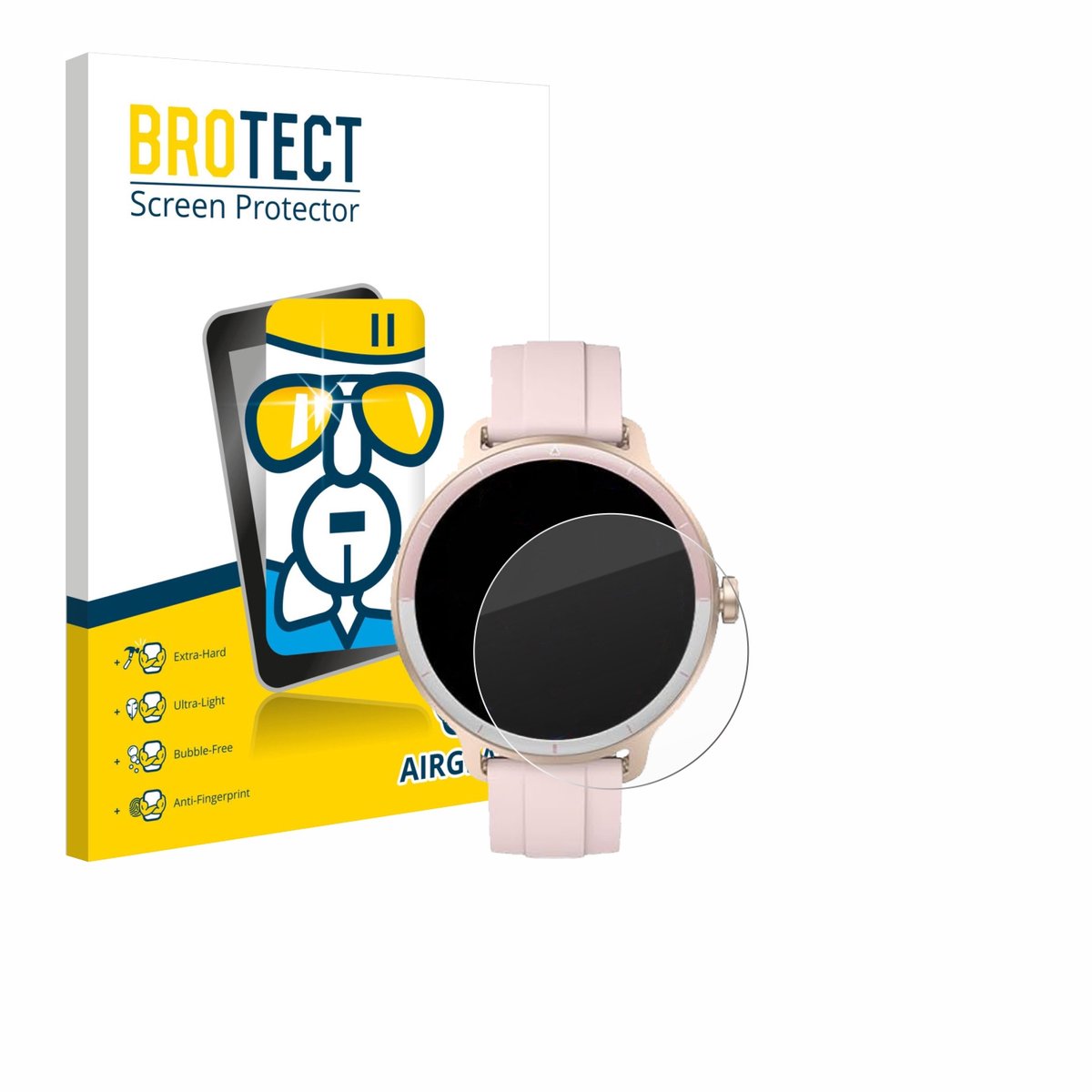 Screenprotector voor KIBFLE DR03 1.27" Beschermglas transparant
