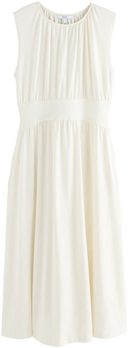 Next - Dames - Midi-jurk - Crème