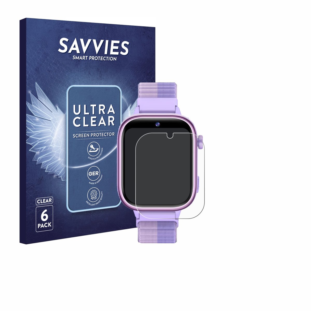 Savvies - Screenprotector voor Oliimptek T40 - Folie Beschermfolie transparant 6 Stuks