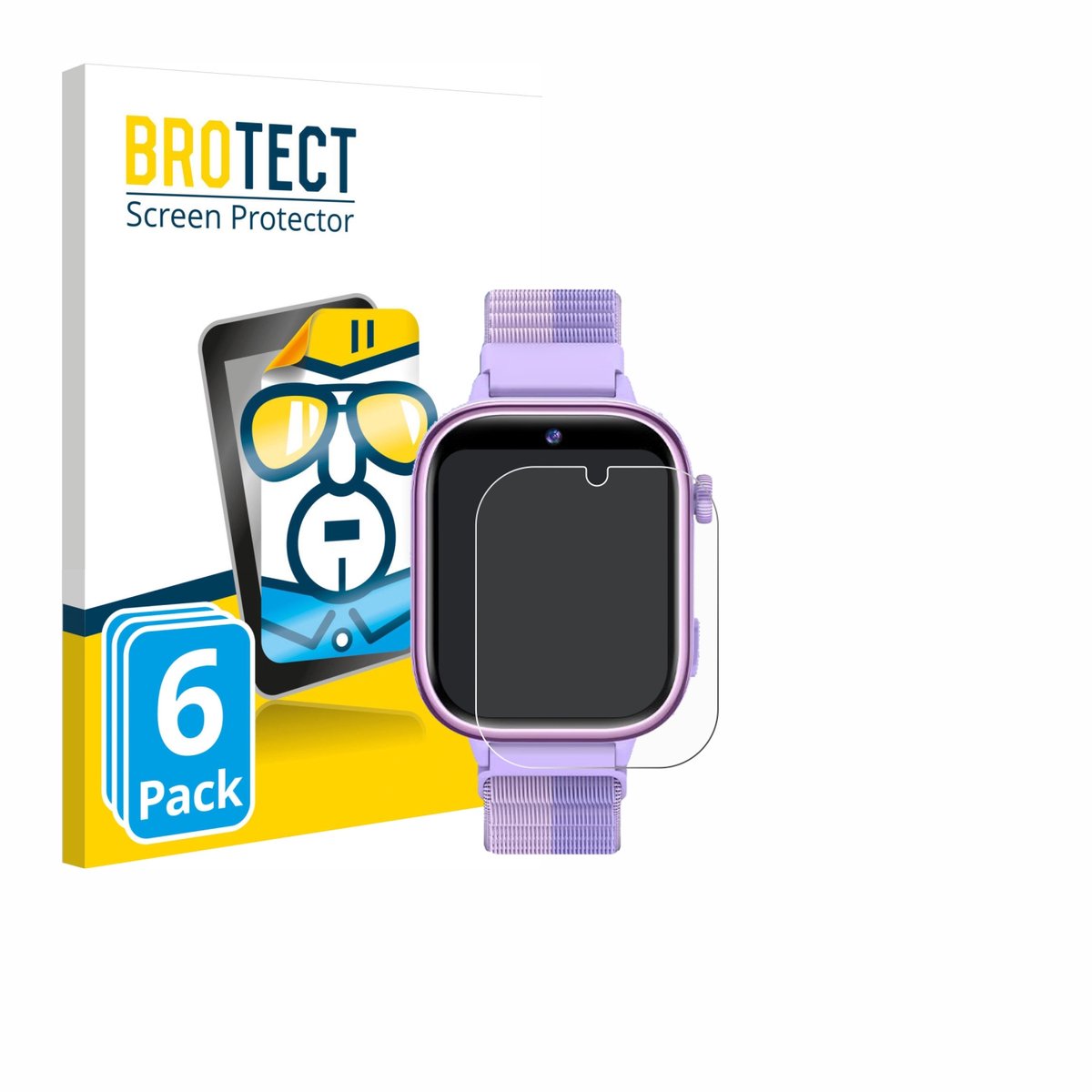 BROTECT - Screenprotector voor Oliimptek T40 - Folie Beschermfolie transparant 6 Stuks