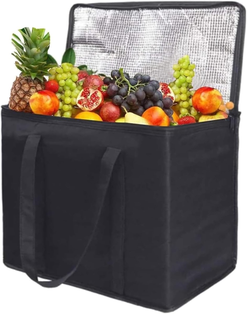 Picknicktas - Picknickmand - Lunchtas - Lunch Bag - Koeltas - Koelrugtas - Koelrugzak - Cooler Bag - Thermotas - PEVA - 30L - Zwart - van Imperatoris