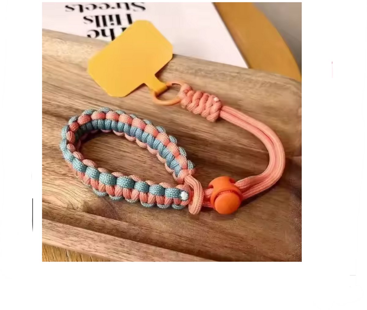Telefoonkoord - Telefooncord - IPhone - Samsung - Oranje/Blauw - Mobiel