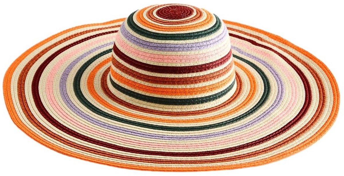 Next - Dames - Oversized slappe hoed van raffia - Naturel