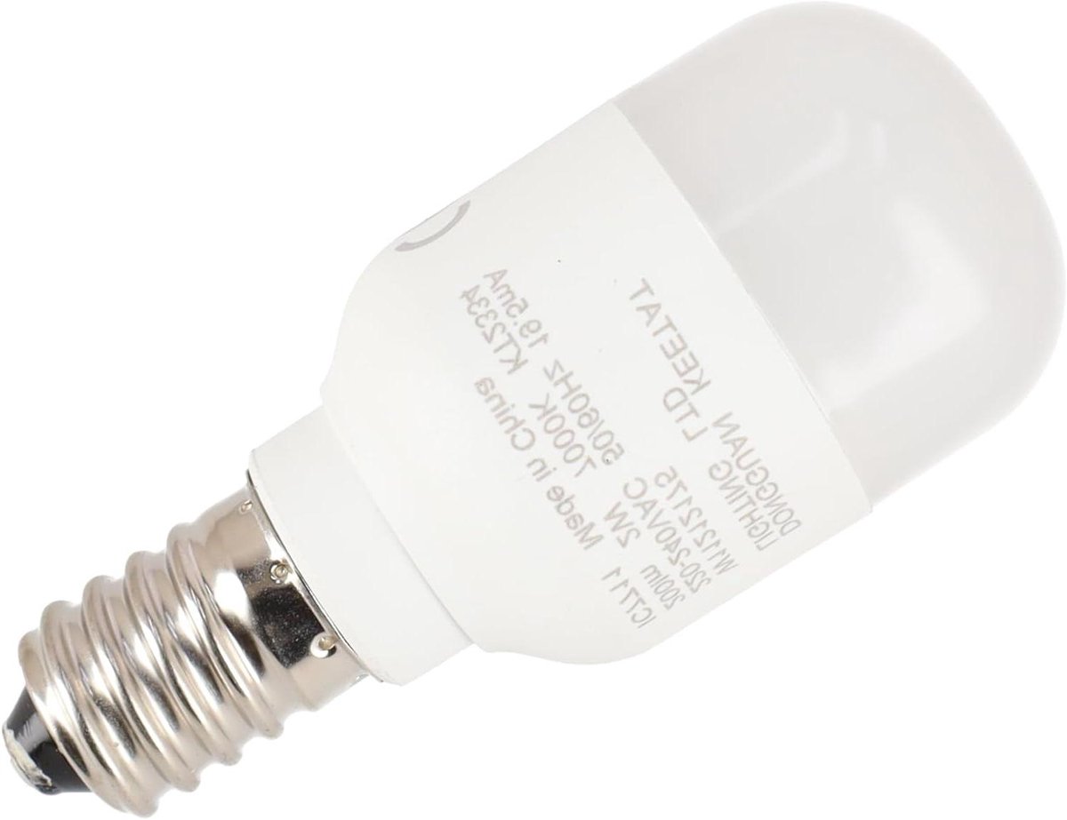Koelkastlamp LED - Vriezerlamp Gloeilamp - Koelkast Verlichting - Long Life Energiebesparend - E14 Fitting
