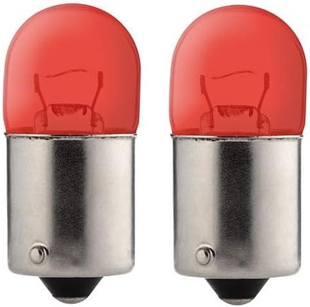 Lampen Set - Verlichting - Voertuig Verlichting - 24 Volt - BA15S - Rood