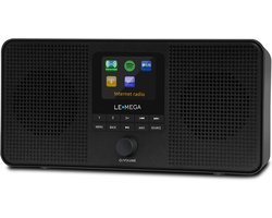Stereo Internetradio - Digitale Radio - Muziek Streaming - Spotify Connect - 23.5 x 11.5 x 7.7 cm - Zwart