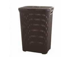 Curver Style Wasmand met deksel - 60L - Bruin