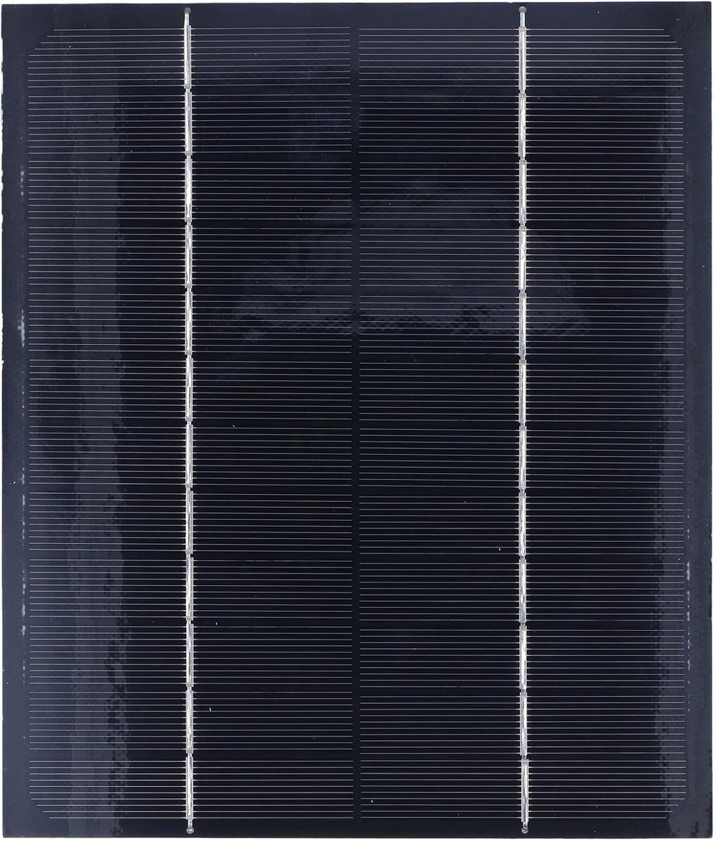 Zonnepaneel - Draagbare Energiebron - Doe-het-zelf Projecten - Waterdicht Buitenontwerp - 21x18x1 cm