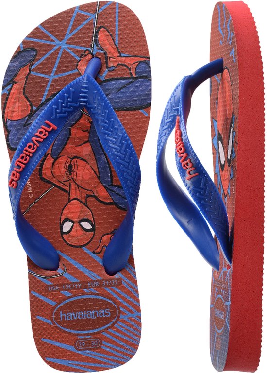 Tongs Havaianas Garçons Hav. Top Marvel II Rouge Rubis ROUGE 33/34