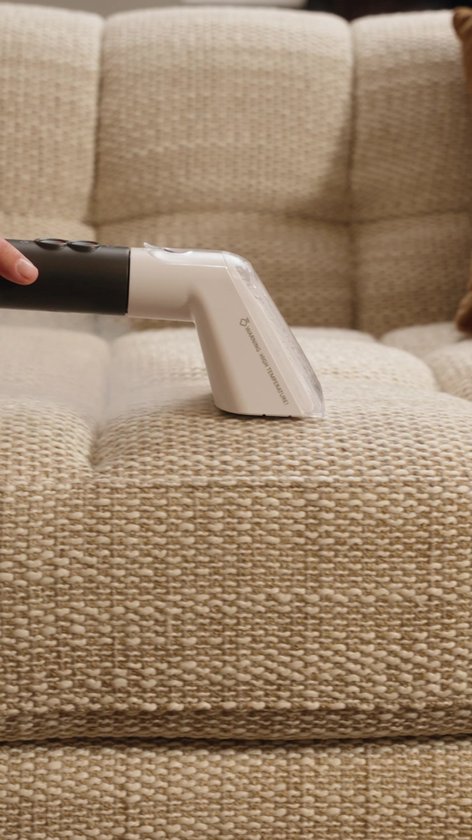 RYER Ultimate Tapijtreiniger met Stoomfunctie – Professionele Dieptereiniging tot 100°C – Krachtige 1600W Vlekkenreiniger met 4 Reinigingsstanden – Stoomreiniger voor Bank, Tapijt en Meubels – Zetelreiniger & Carpet Cleaner