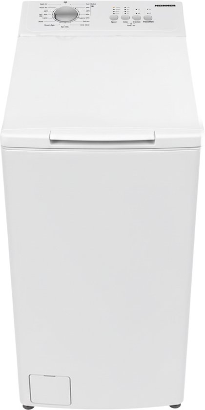 Heinner HWM-TL7012C++ Bovenlader Wasmachine 7 kg – 1200 tpm – 15 Programma’s met Delicaat- en 15-minuten Snelprogramma – Trommelreiniging – Wit – 5 Jaar Garantie