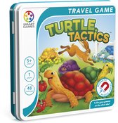 SmartGames - Turtle Tactics - 48 missions - jeu de voyage - à partir de 5 ans - avec pièces de puzzle magnétiques