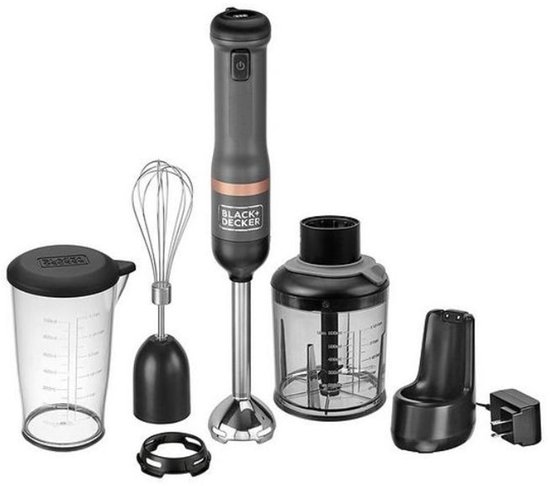 Black&Decker - KitchenWand Draadloze Accu Staafmixer – ‎BCKM1013KG-QW