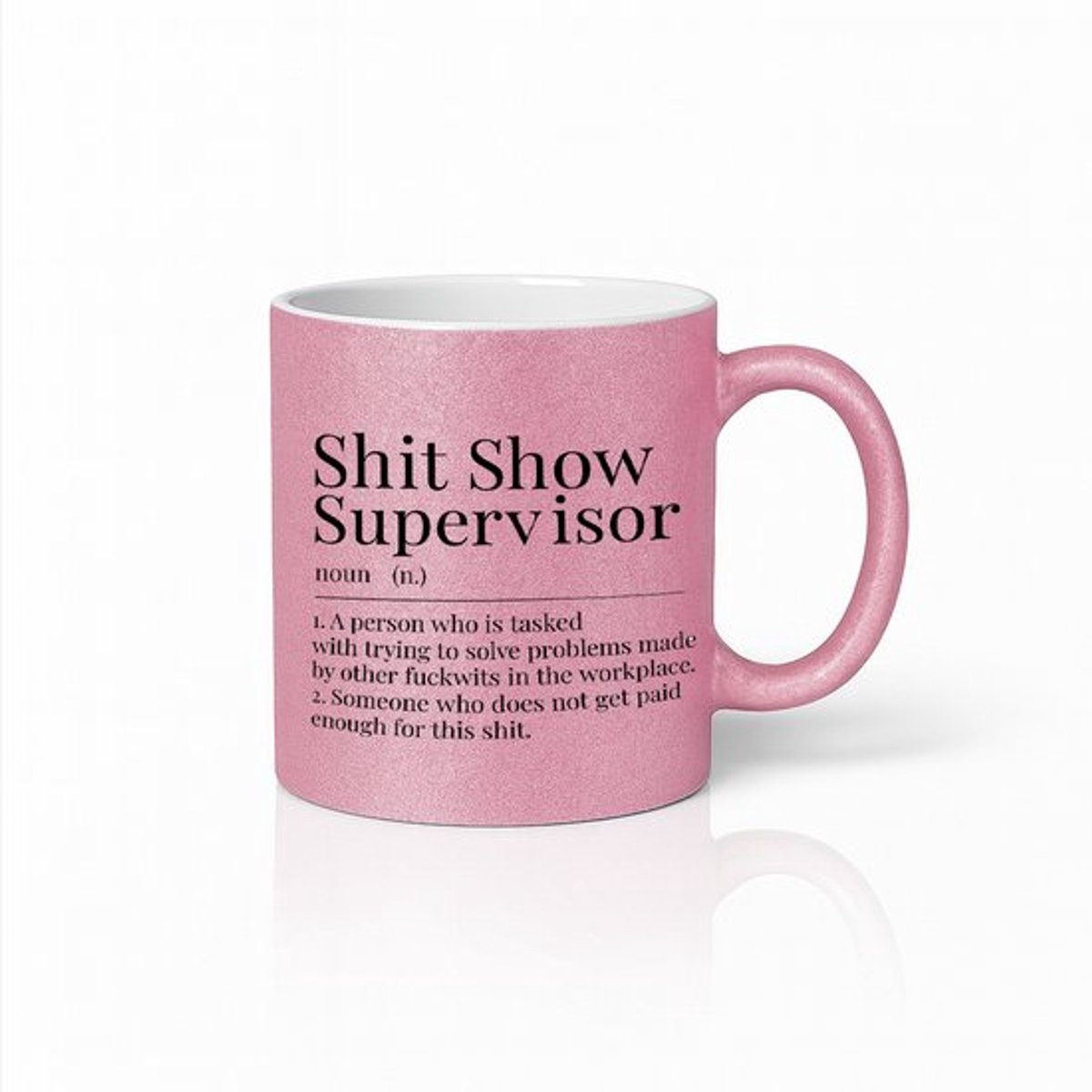Shit Show Supervisor Grappige Kantoormok – Humoristisch Cadeau voor Baas & Manager – Unieke Koffiebeker
