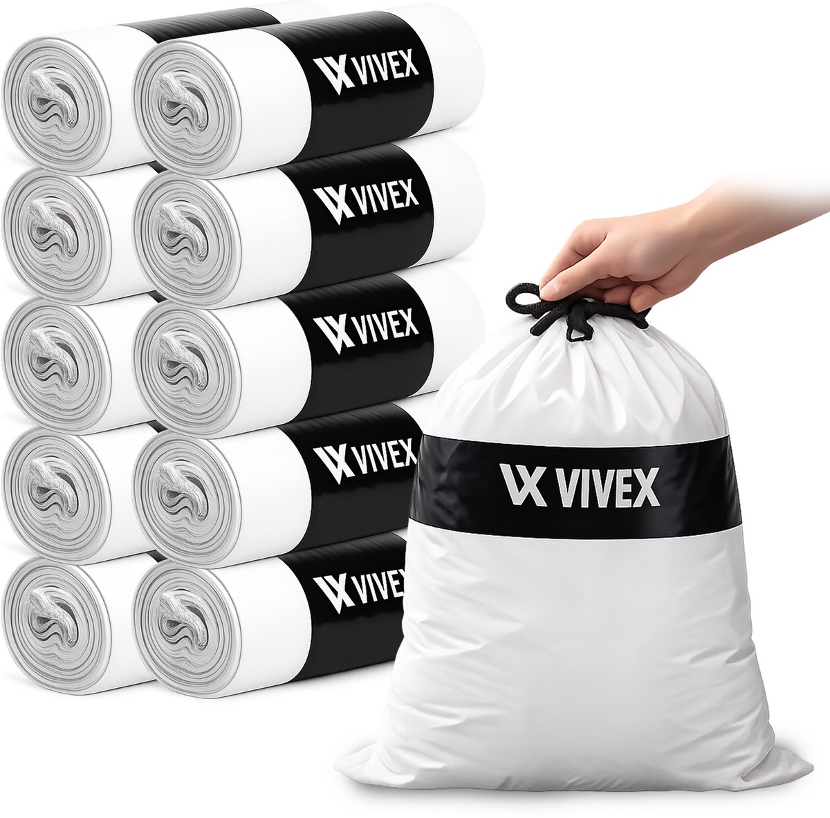 Vivex Automatische Kattenbakzakken - 10 rollen