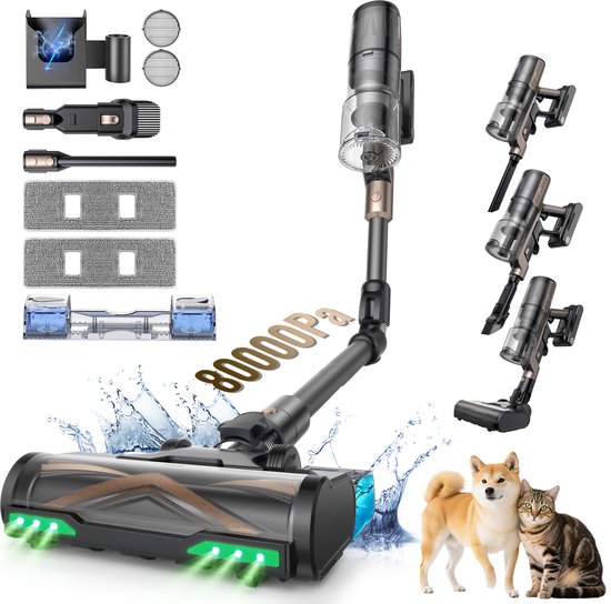 Proscenic P20 Opass - Steelstofzuiger Draadloos -70KPA - Proscenic - €138,00