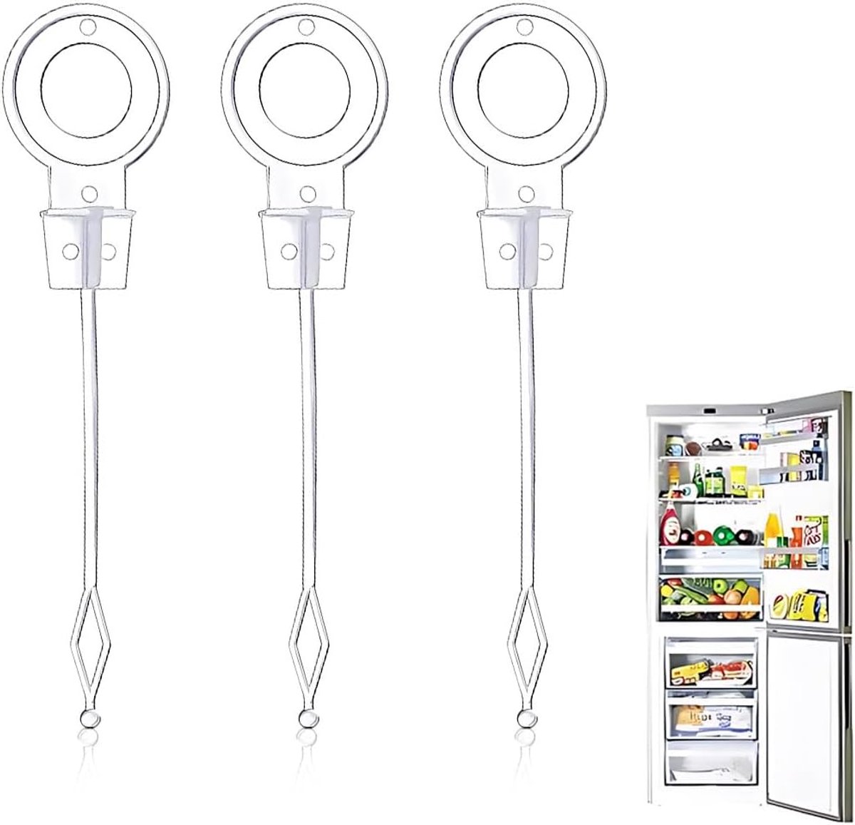 Afvoergat Accessoires - Koelkast Vriezer Onderdelen - Voorkom Verstopping - Universele Pasvorm - 95 cm Lengte