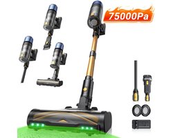 Proscenic P15 draadloze steelstofzuiger - 70 min gebruiksduur - 75 kPa zuigkracht - 650 W - Kan rechtop staan - Lichtgewicht - Greeneye™-technologie