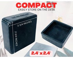 Stalen Bankblok - Juweliers Aambeeld - Metaal Bewerken - Gehard Staal & Rubber - Compact Ontwerp
