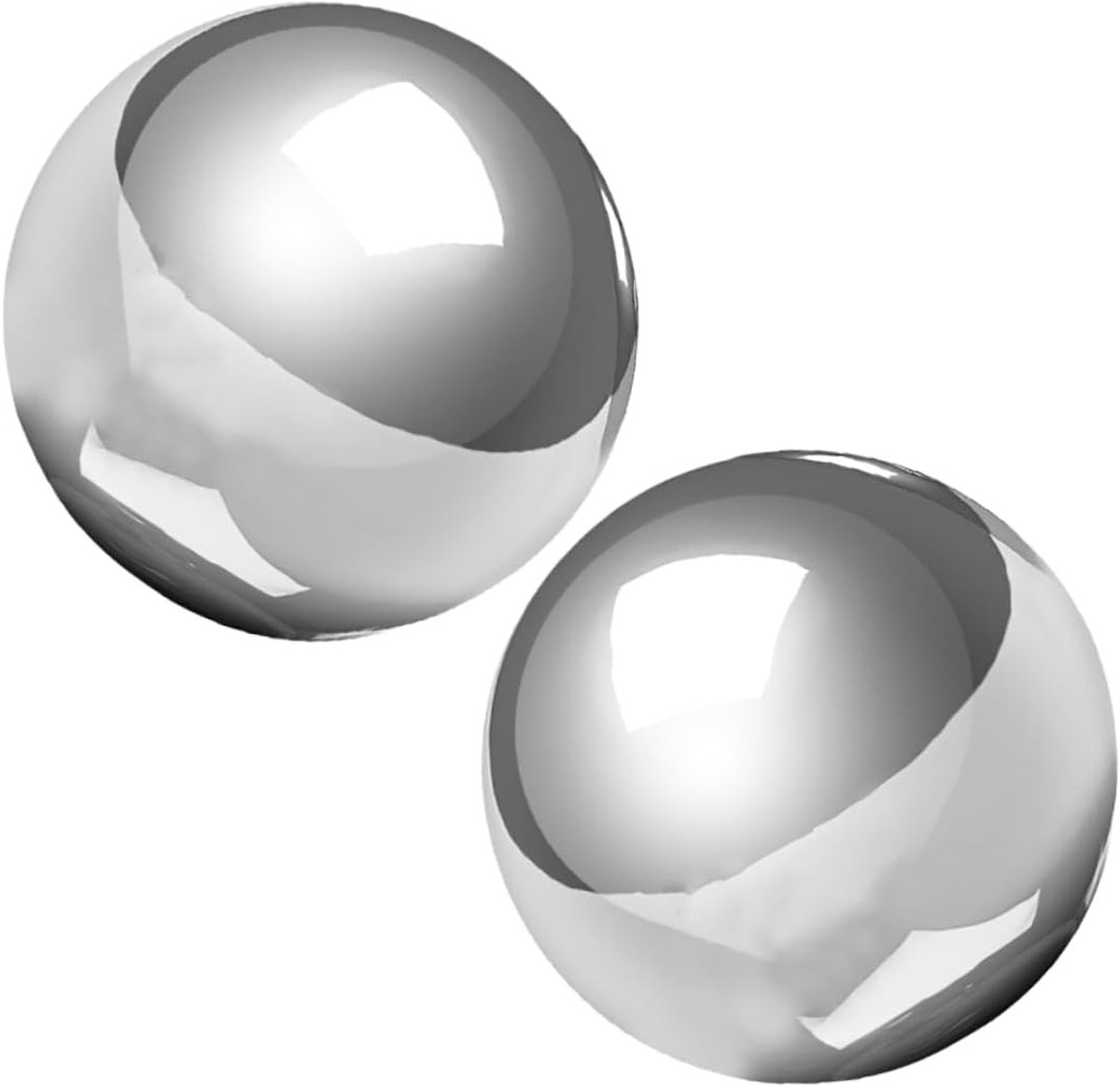 Spiegelbol Tuin - Decoratie Bol - Buiten Decoratie - Weerbestendig Lichtgewicht - 18CM Diameter - Zilver