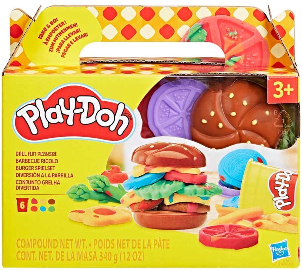 Hasbro Play-Doh voedselvormen speelset - creatief speelgoed.