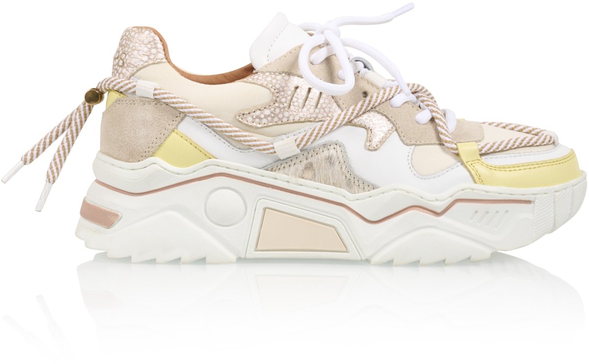 DWRS Label - Sneakers - Jupiter - Sand Butter Yellow - Maat 41