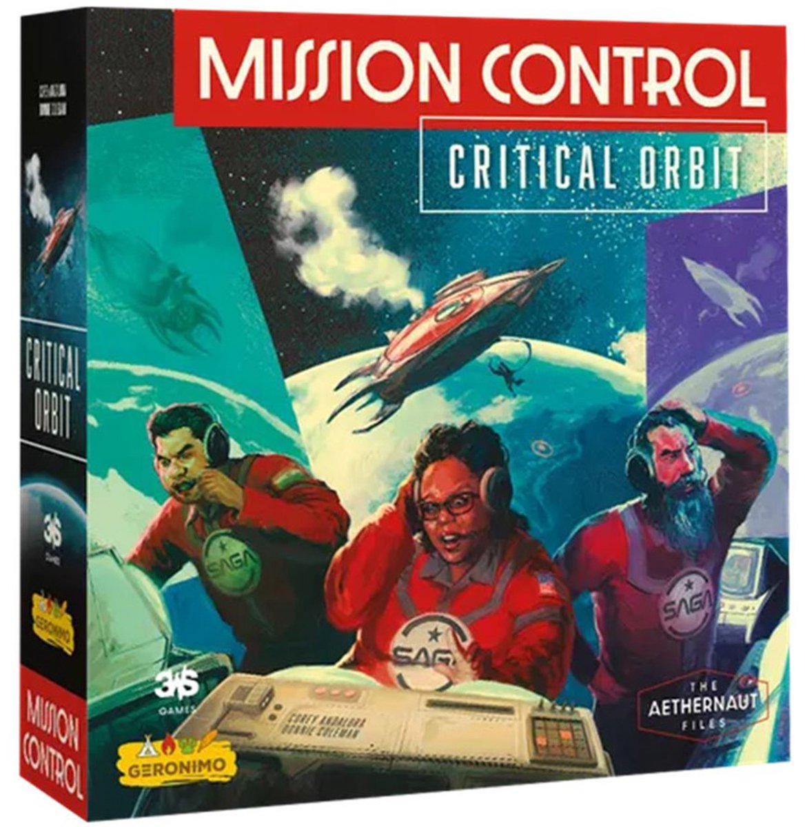 Mission Control: Critical Orbit - Geronimo Games - Dobbelspel - coöperatief - 2-4 spelers - 12+