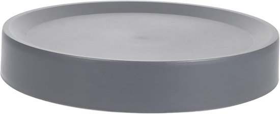 Bloempot Trolley - Plantroller Verrijdbaar - Planten Verplaatsen - Versterkt Plastic - 23 x 23 x 4 cm - Donkergrijs