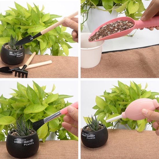 Mini Tuinieren Gereedschap - Verplant Tool Set - Planten Verzorgen - Voor Diverse Tuinbehoeften van Merkloos	 — afbeelding 2