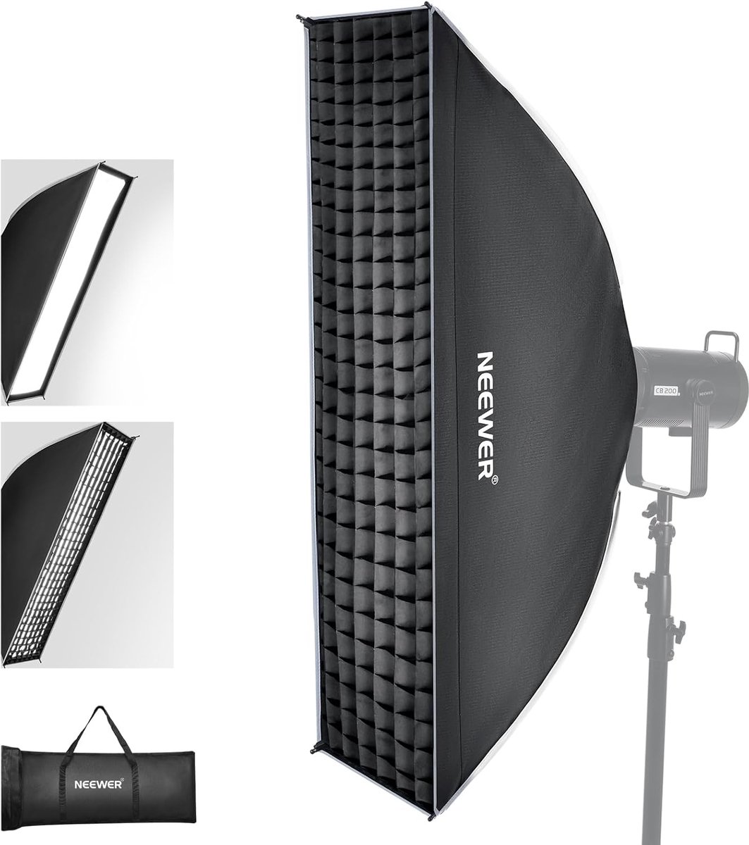 Softbox Kit - Lichtdiffusor - Studio fotografie - Quick Release - 12x47 inch