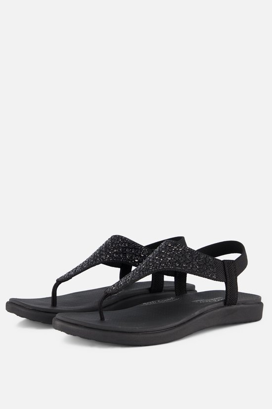 Skechers MEDITATION LUXE-MODERN EVENT Dames Sandalen - Zwart