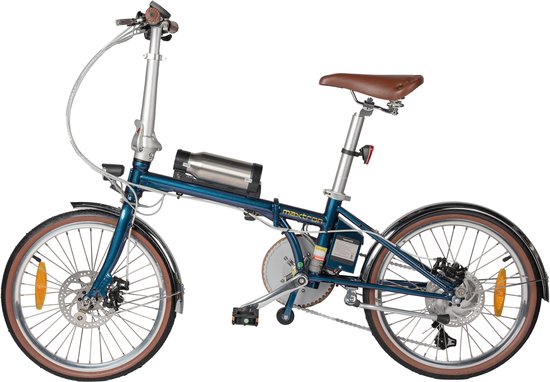 vankel Smart20 Elektrische Fiets - Opvouwbare E-bike - 36V 5.2Ah Lithium Accu - Actieradius tot 40 km - 20×1.35 inch Banden - Aluminium Voorvork - Shimano 7 Versnellingen - Mechanische Schijfremmen - Stadsfiets - Max. Belastbaar tot 100 kg - Blauw van VANKEL — afbeelding 2