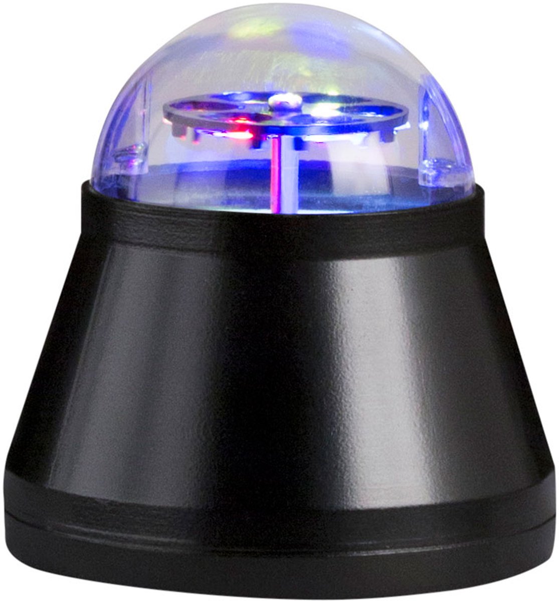 Tafellamp Bijzetlamp Tafellamp Halloween Kinderlamp, zwart kunststof, RGB-kleurwissel draaibaar, H 10,5 cm