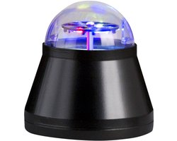 Tafellamp Bijzetlamp Tafellamp Halloween Kinderlamp, zwart kunststof, RGB-kleurwissel draaibaar, H 10,5 cm