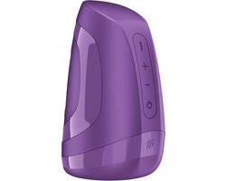 Satisfyer Men Heat Vibration | Masturbator met verwarmingsfunctie & 12 trilprogramma's | werkt op batterijen (3×AAA) | huidvriendelijke siliconen | waterdicht (IPX6) | toys voor mannen