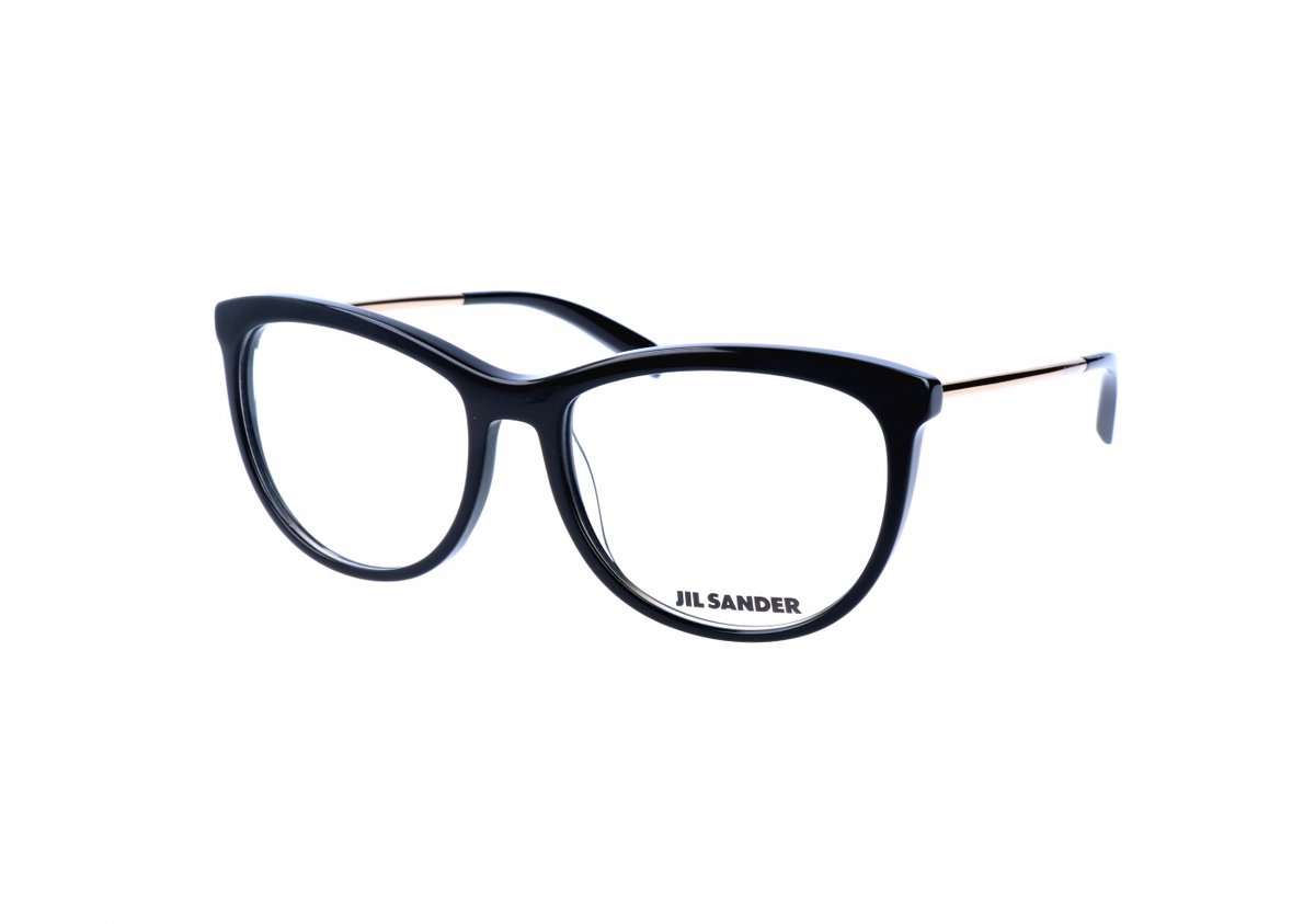 Jil Sander J4012 Black/rosÉ gold 54/16/140 WOMAN Brilmonturen