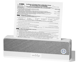 Peripage P81 - Draagbare Bluetooth Printer - Grijs - Thermisch - Mobiel- A4- Zwart Wit - Inclusief een rol thermisch papier -Draadloos - Compact - Draagbaar