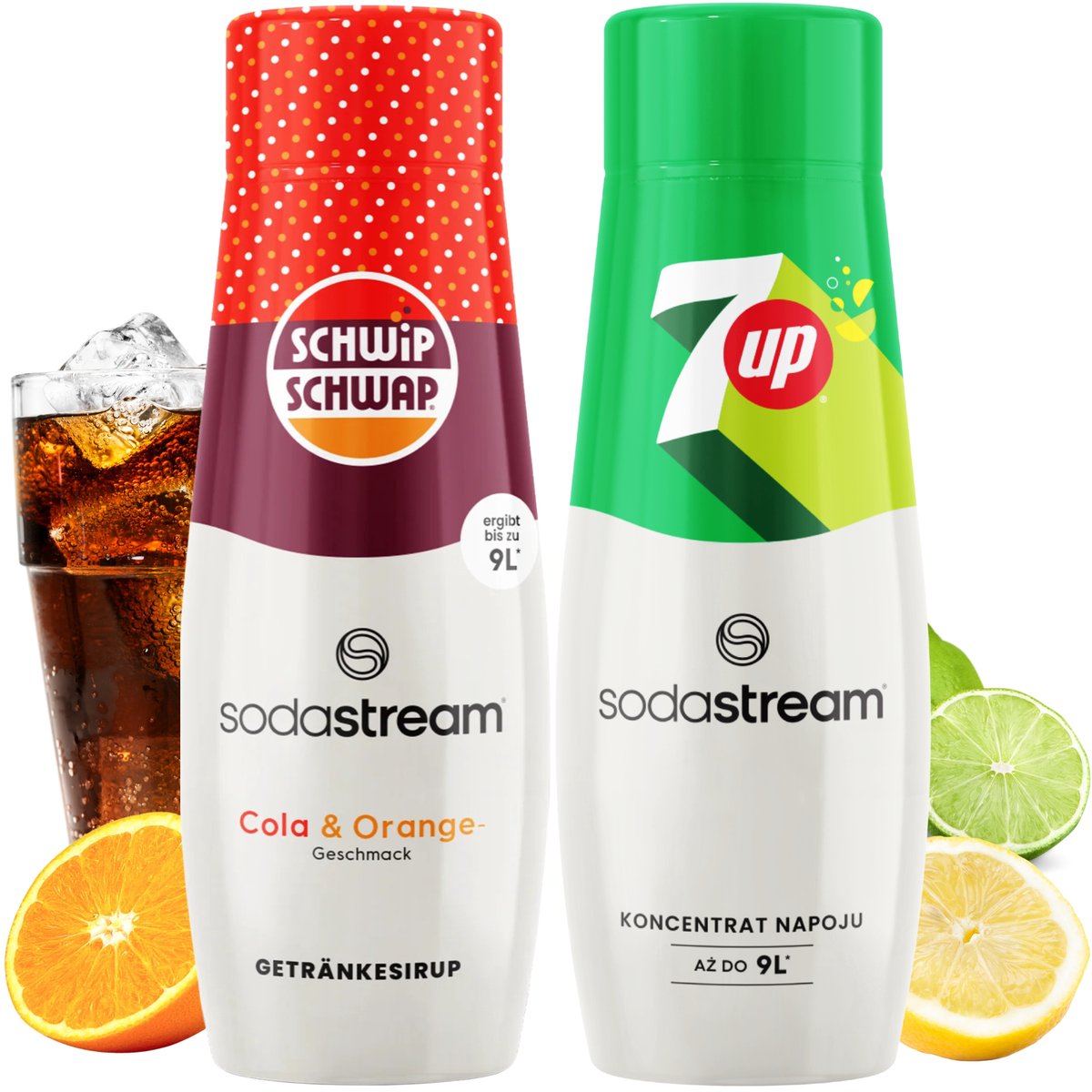 Sodastream Shwip Shwap - Limonadesiropen - Cola en Citrus - 2 Stuks