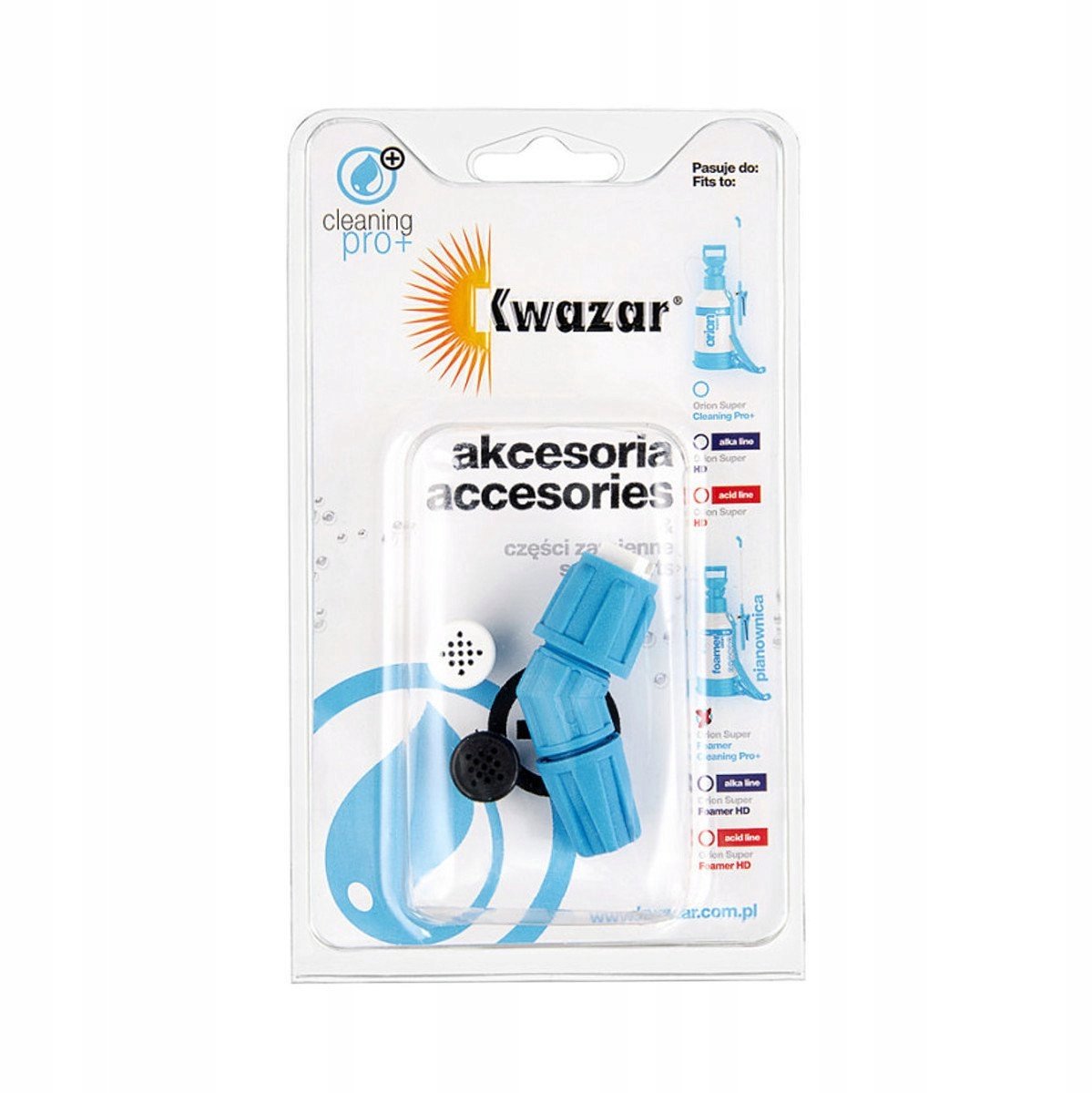 Kwazar Orion Super Foamer - Schuimlansuiteinden - Verwisselbare Schuiminzetstukken - Compatibel