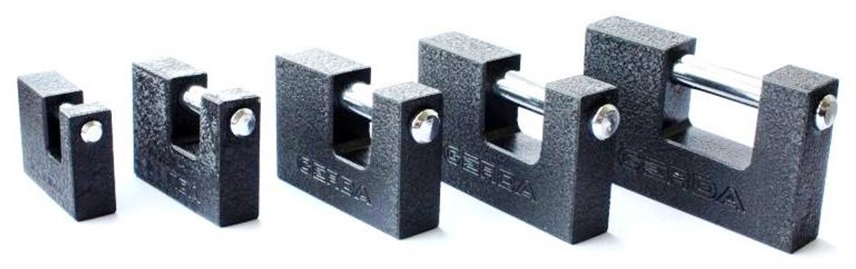 Gerda KZT60 - Gietijzeren Hangslot - Trzpieniowa - 60mm - Hart Verhard Staal
