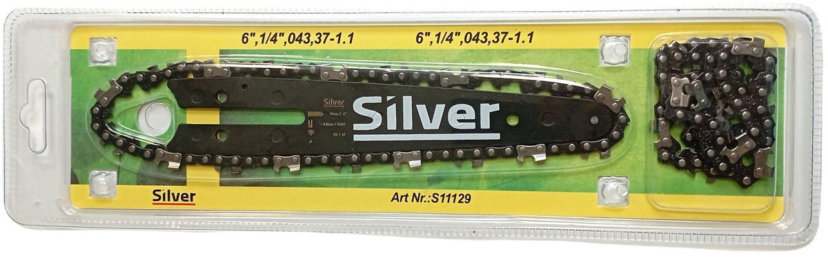 SilverTools S11139 - Kettingzaag Set - 12 inch - 44 Schakels