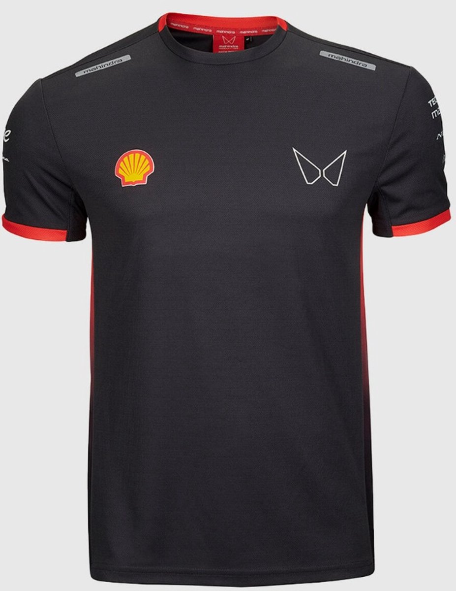 Mahindra Racing - Formula E - Team T-Shirt - Zwart - Heren - Maat XL