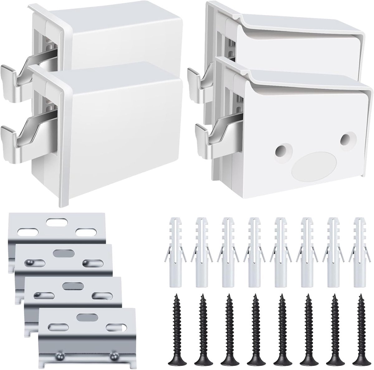 Hangende Kast Haken - Verstelbare Ophangers - Keuken Badkamer - 130 kg Belastbaar - 20 cm