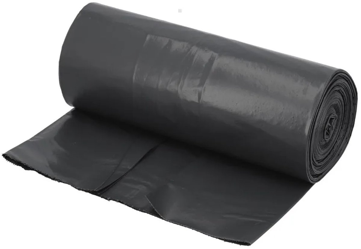 Vorel Bouwafvalzakken - 240L - 10 stuks - LDPE - Zwart