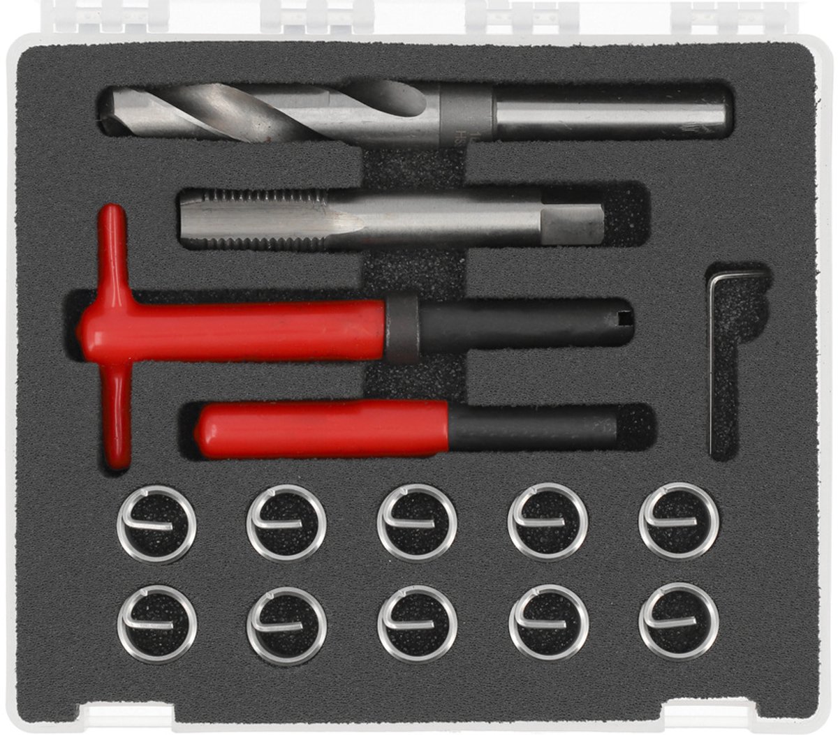 Yato YT-17688 Serie - Draadreparatieset - M16x2,0 mm - Roestvrijstaal