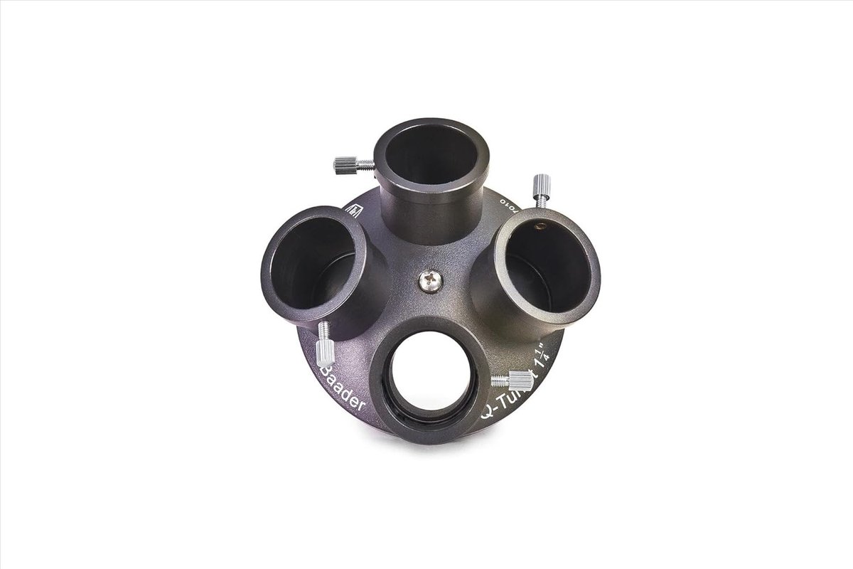Oculair Revolver - Vierweg wisselaar - Astronomie - Snelle oculairwissel - 318 mm