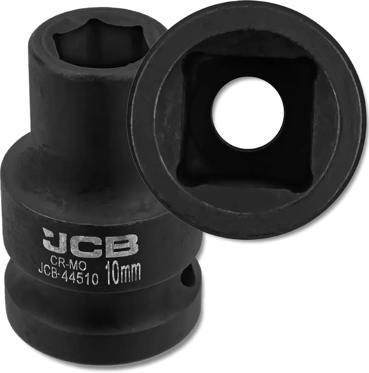 JCB - Dopsleuteldop - 6-kant - 10 mm - 1/2" CrMo