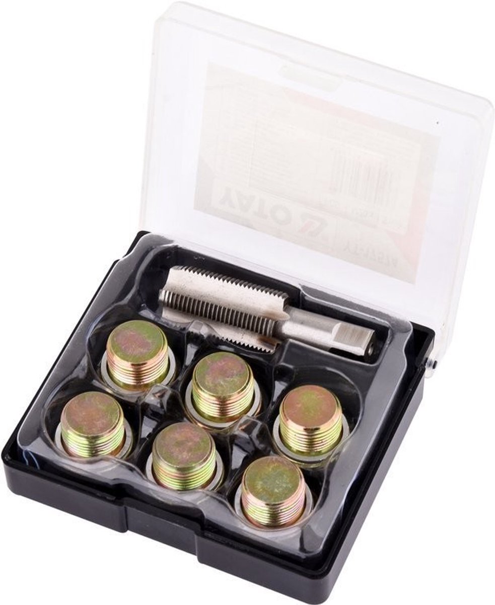 Yato - Oliecarter Stoppen Reparatieset - M20 x 1.5 - Aluminium - 6 Stoppen