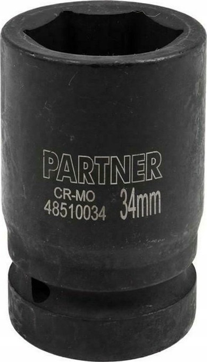 Partner - Dopsleuteldop - 34 mm - Uitslag Hex - CrMo Staal