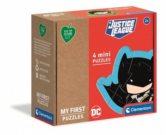 Clementoni Kinderpuzzels - DC Comics Justice, Legpuzzel Set 3+6+9+12 Stukjes, 2-3 jaar - 20830 van Clementoni — afbeelding 4